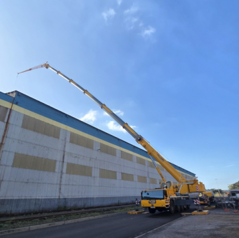 Liebherr LTM1150 - Tolleno 150T Liebherr All Terrain Crane with Fly